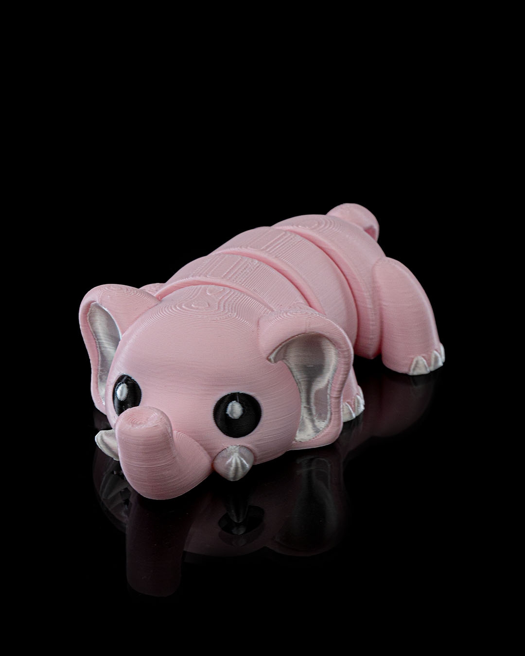 Cute flexi elephant keychain - Image 2