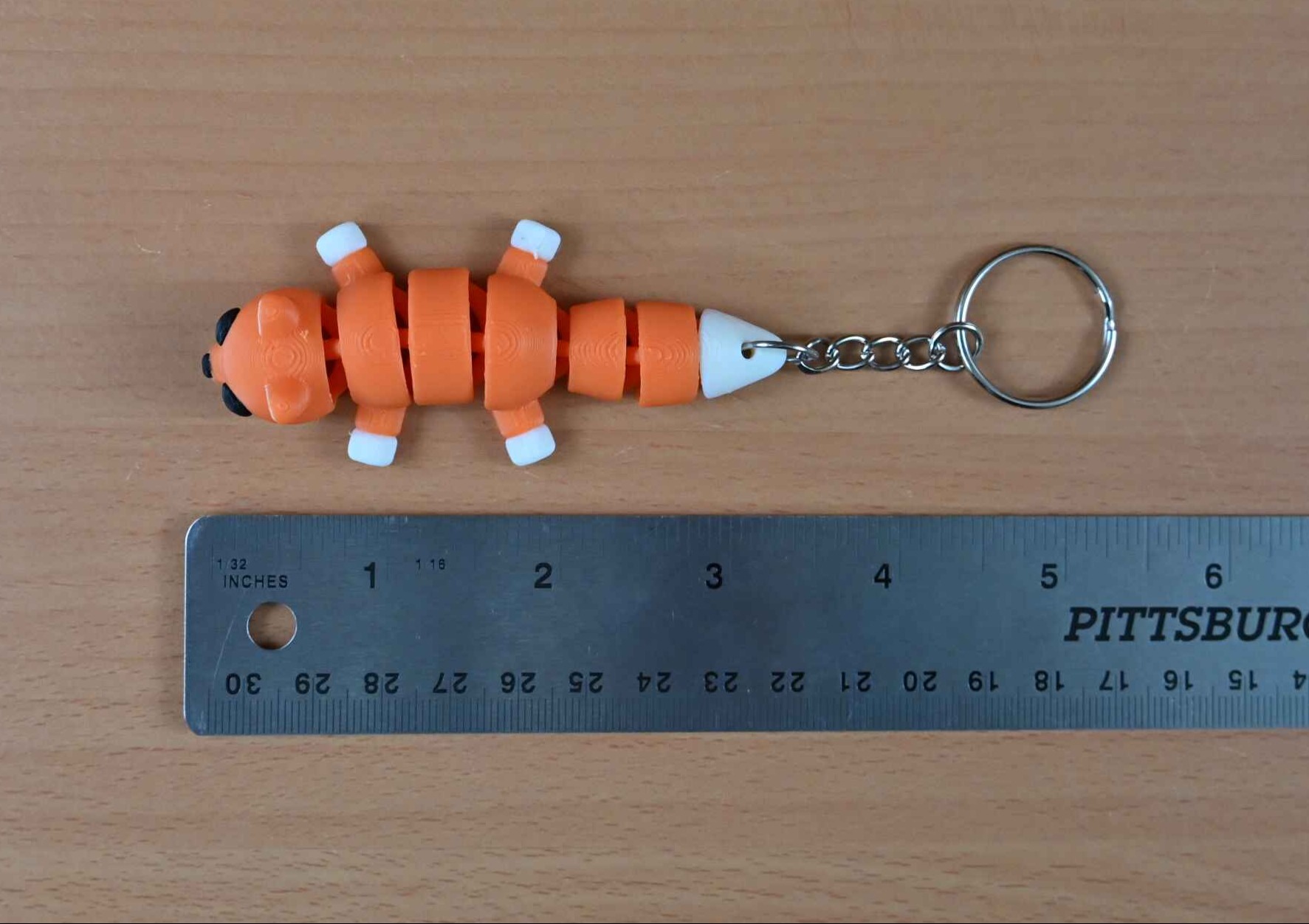 Fox fidget keychain - Image 2