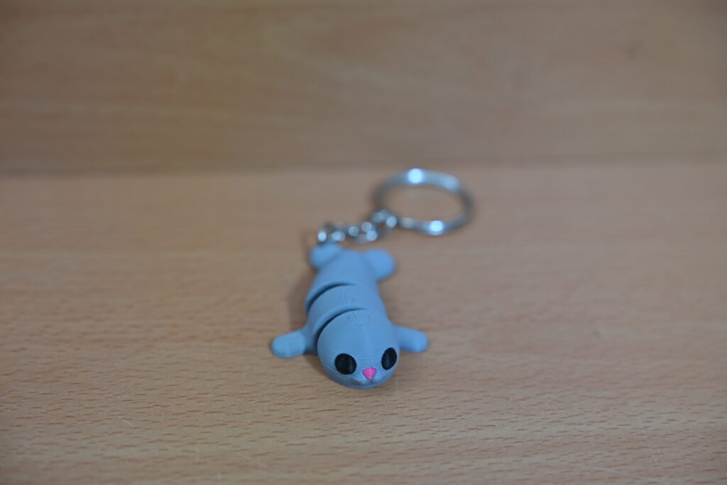 Seal fidget keychain